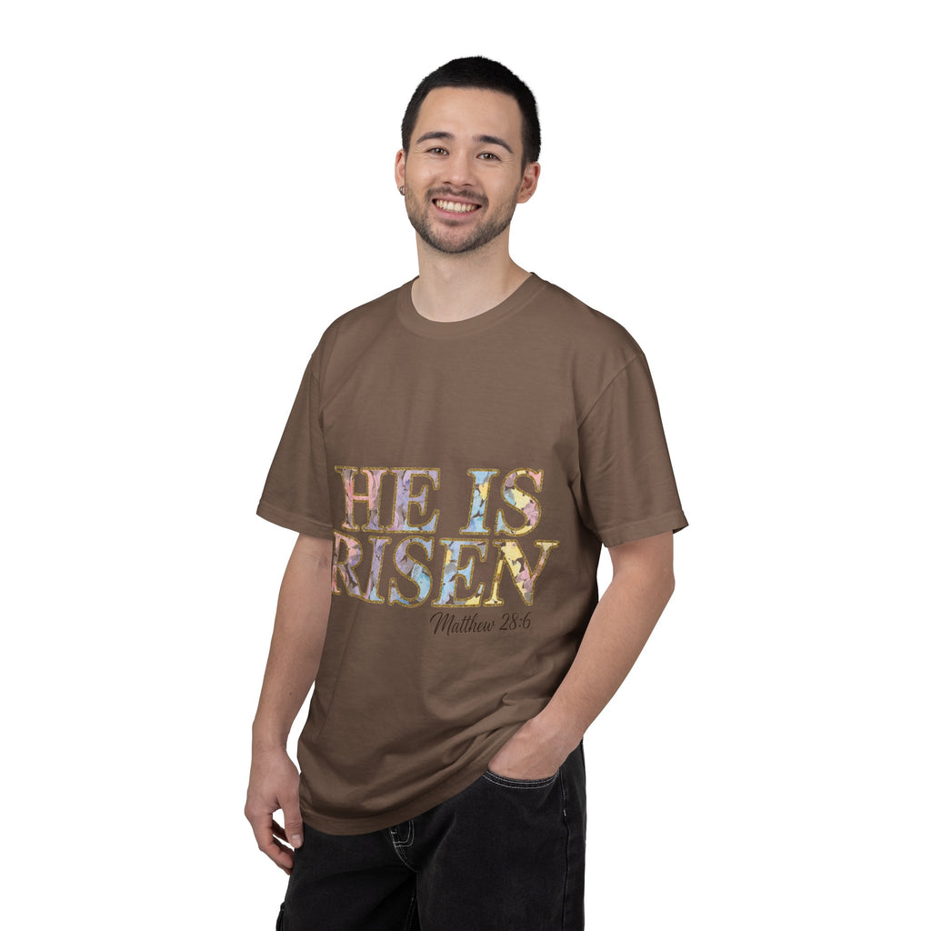 He Is Risen Shirt, Matthew 28:6 Easter Tee, Watercolor Christian Easter Shirt, Faith Gift