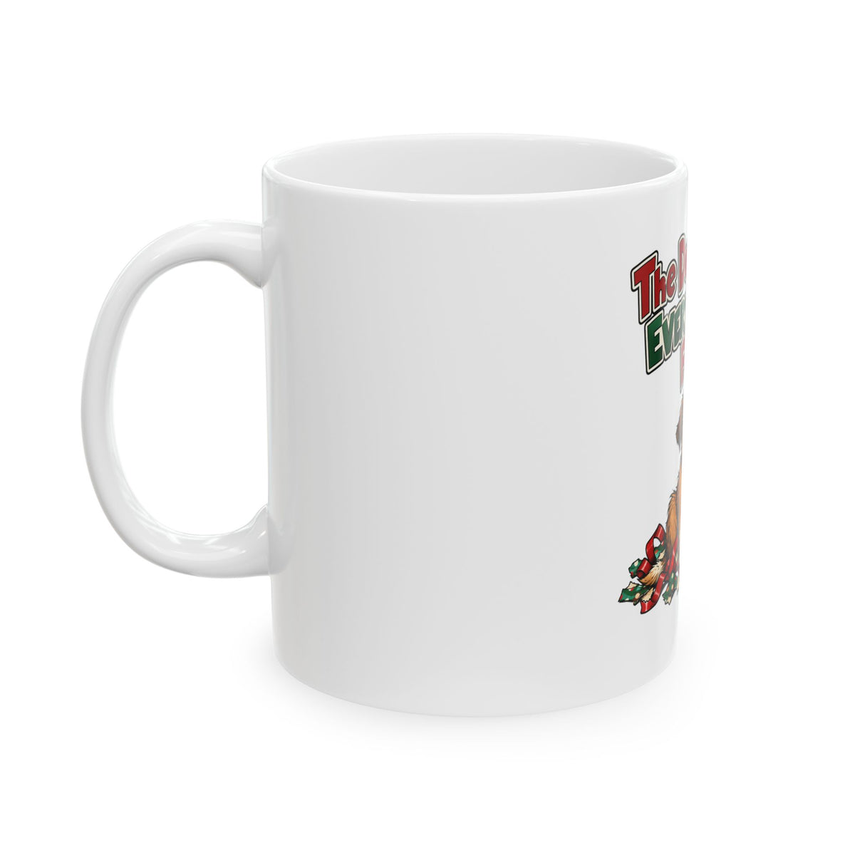 The Dog Opened Every Present First Mug, Funny Friend Christmas Gift, Secret Santa Stocking Stuffer, 11oz 15oz Coffee Mug