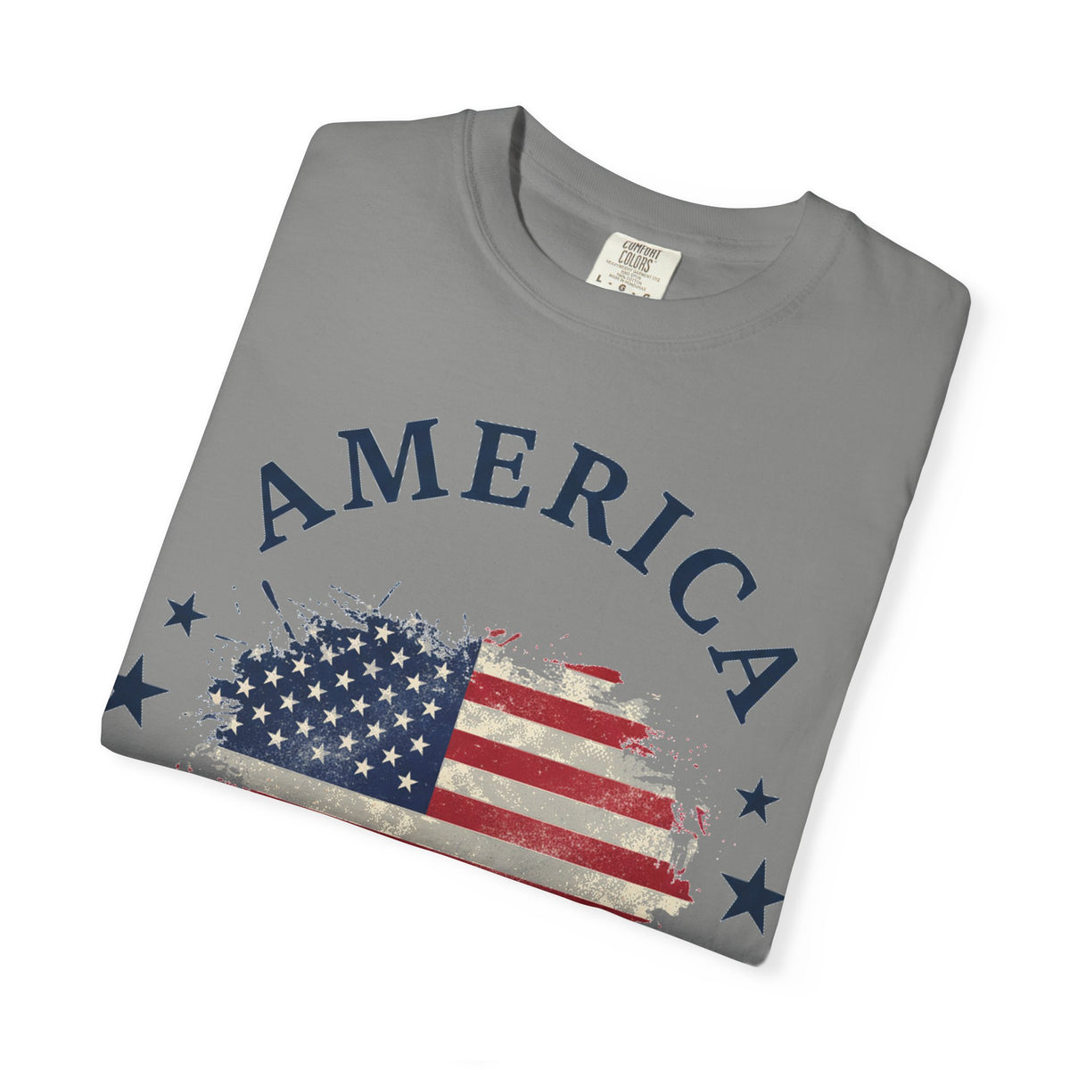 America 1776 2026 Arched Shirt, Vintage Flag Splash Tee, Patriotic Americana Shirt, Independence Day Gift