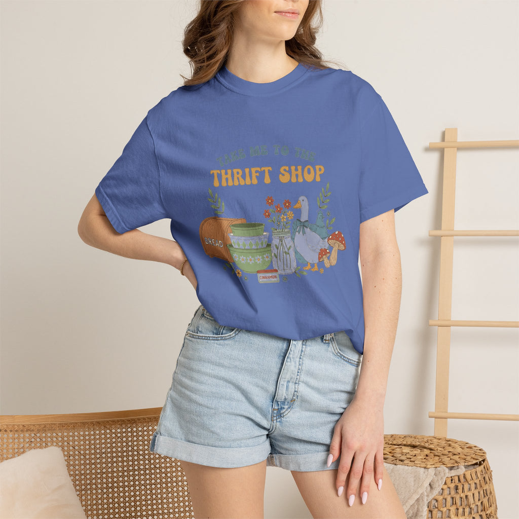 Take Me To The Thrift Shop Tall Shirt, Thrifted Treasures Still Life Tee, Vintage Lover Shirt, Thrifting Gift