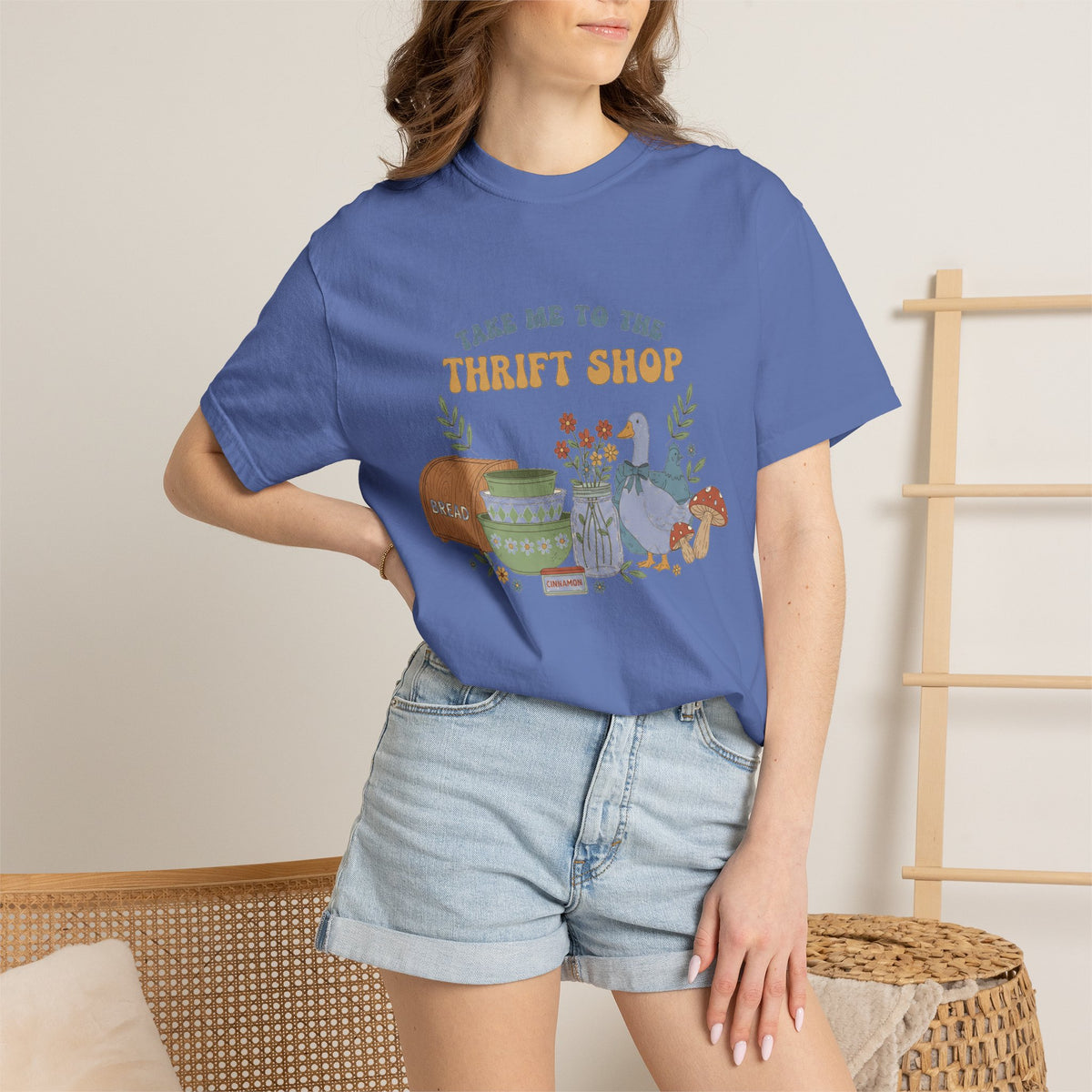 Take Me To The Thrift Shop Tall Shirt, Thrifted Treasures Still Life Tee, Vintage Lover Shirt, Thrifting Gift