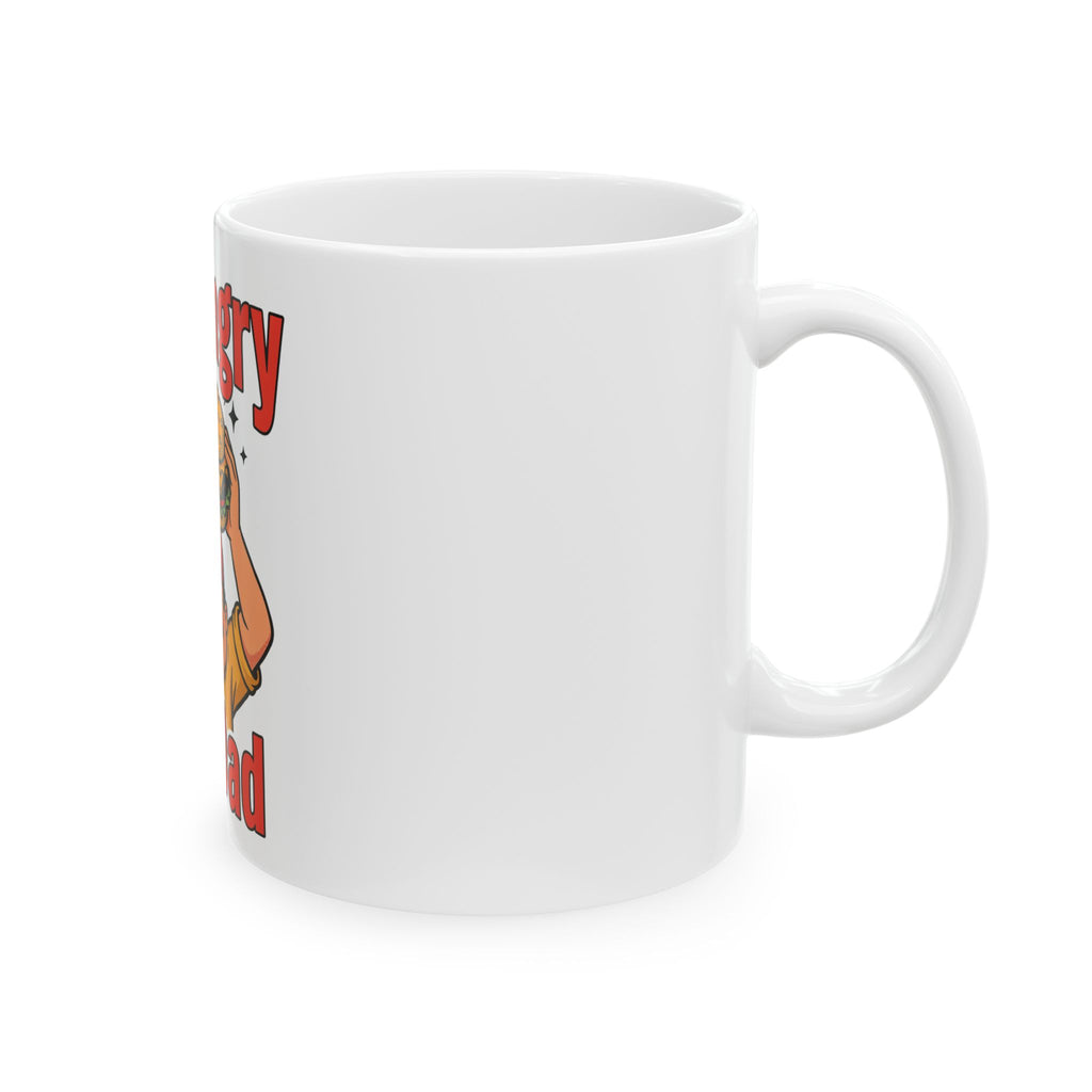 Hi Hungry I'm Dad Mug, Funny Dad Gift from Daughter Son, Christmas Gift for Dad, Coffee Mug 11oz 15oz