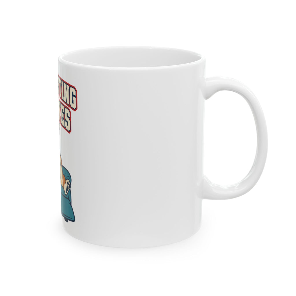 Just Resting My Eyes Mug, Funny Dad Gift from Daughter Son, Christmas Gift for Dad, Coffee Mug 11oz 15oz