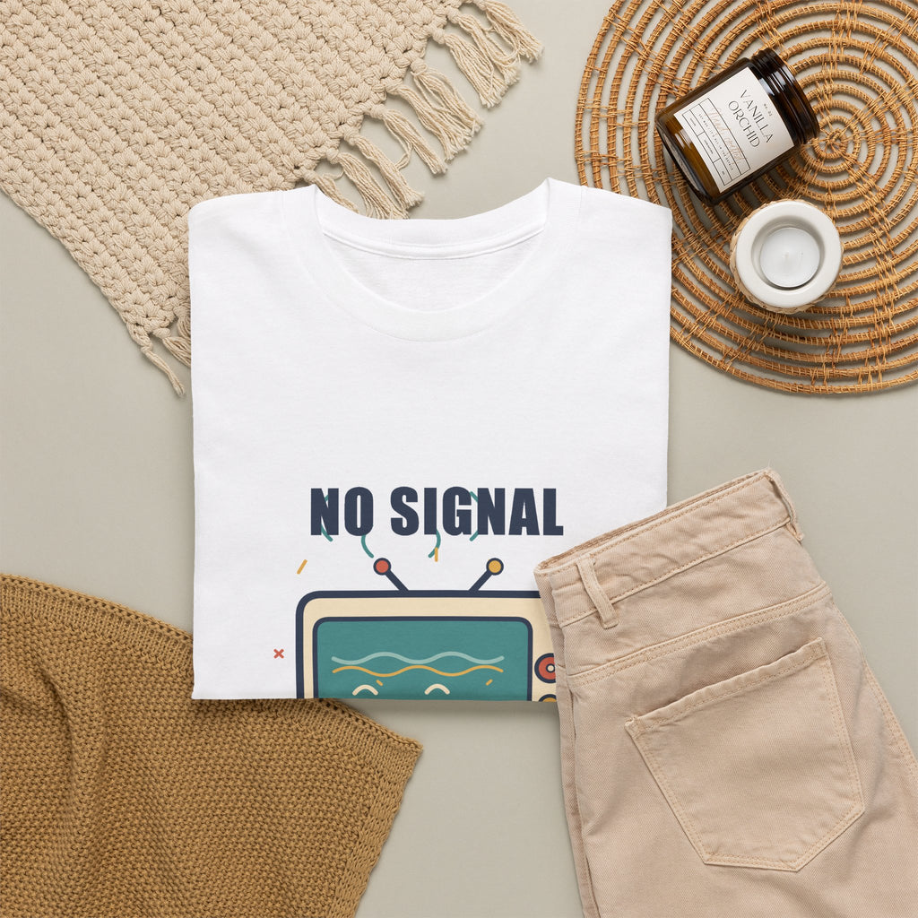 No Signal, Great Reception Tee — Retro Television Shirt