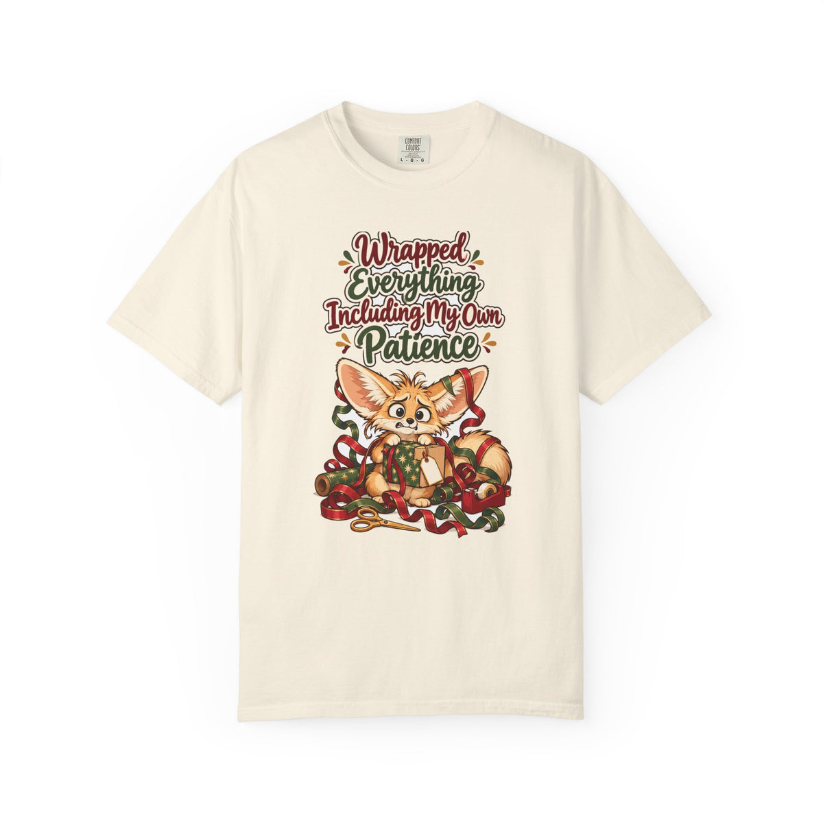 Funny Christmas Mom Shirt Wrapped Everything Including My Own Patience Shirt, Funny Mom Gift, Christmas Gift, Funny Shirt