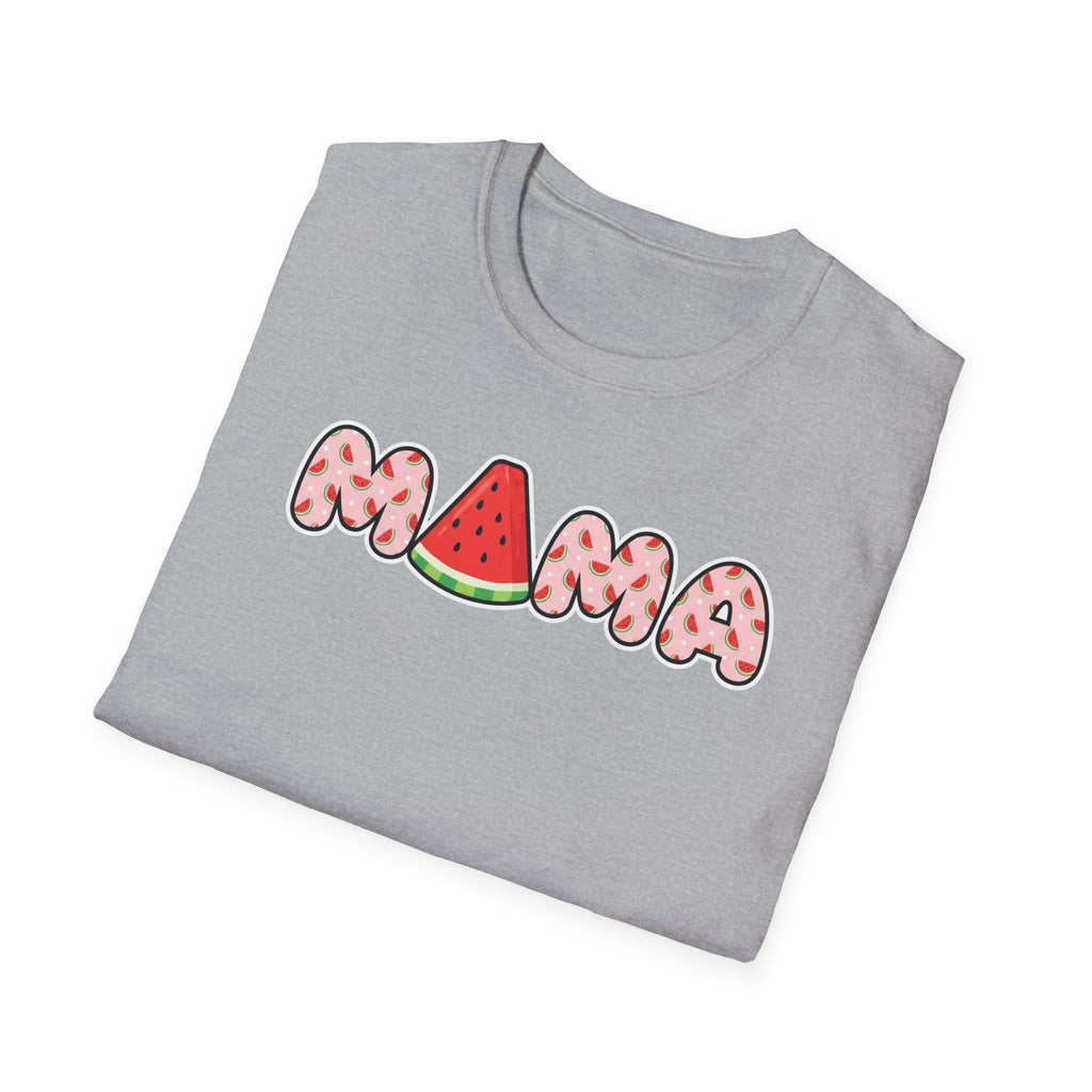 Mama Shirt, Watermelon Letters Summer Mom Tee, Mothers Day Gift