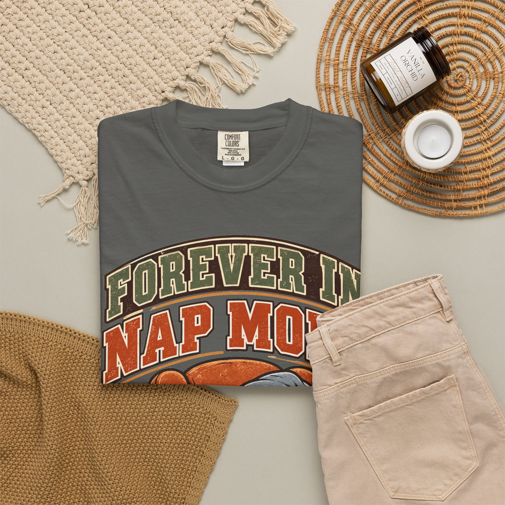 funny retirement shirt Forever In Nap Mode Shirt, Funny Graphic Shirt, Comfort Colors