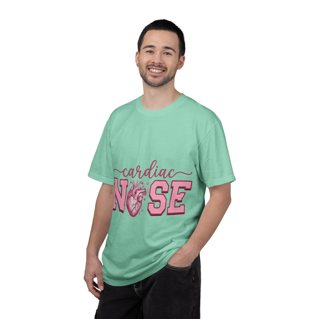 Cardiac Nurse Anatomical Heart Shirt, Pink Varsity Cardiology Tee, Cardiac RN Shirt, Nurse Gift