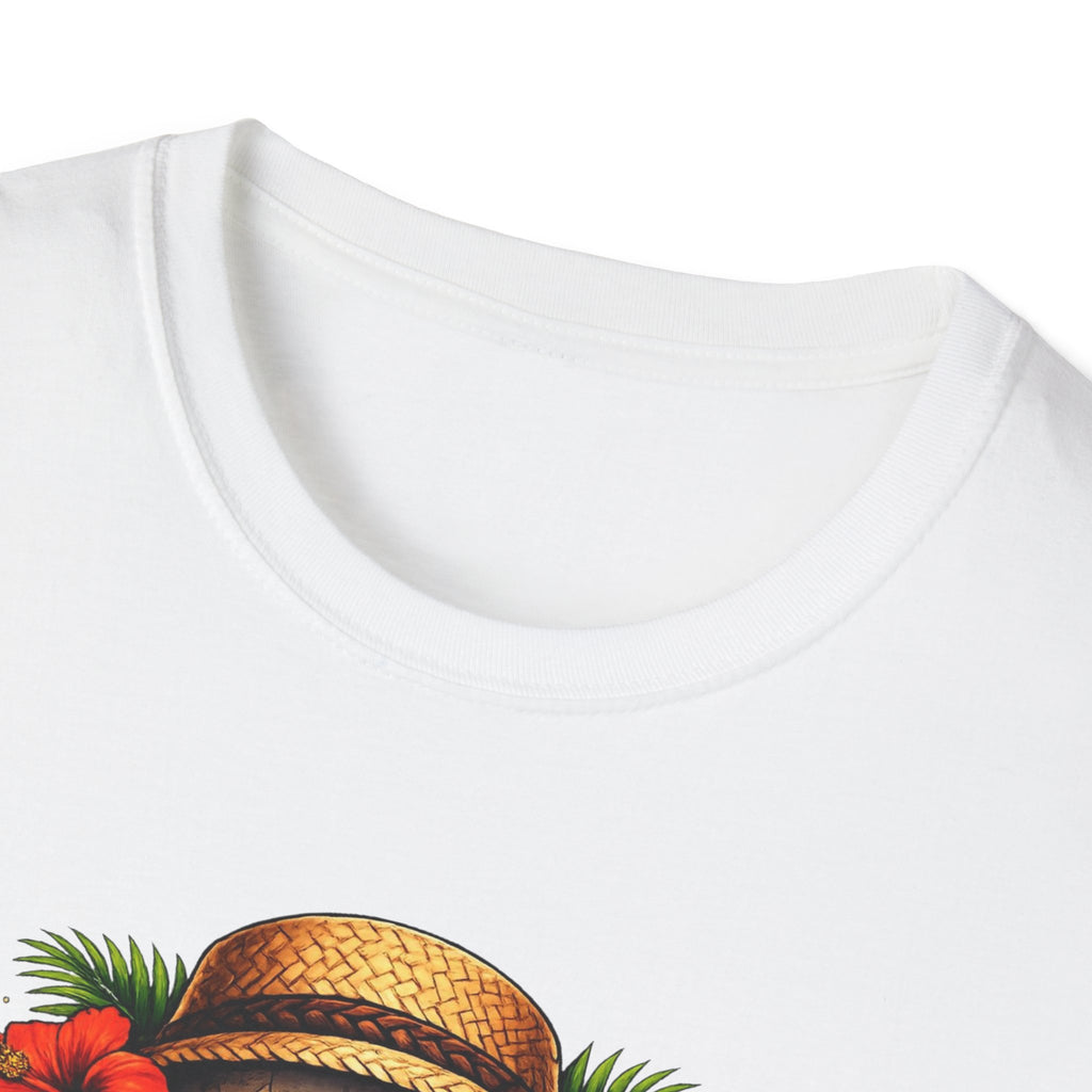 Tropical Vibes Shirt, Floral Skull Summer Tee, Beach Lover Gift
