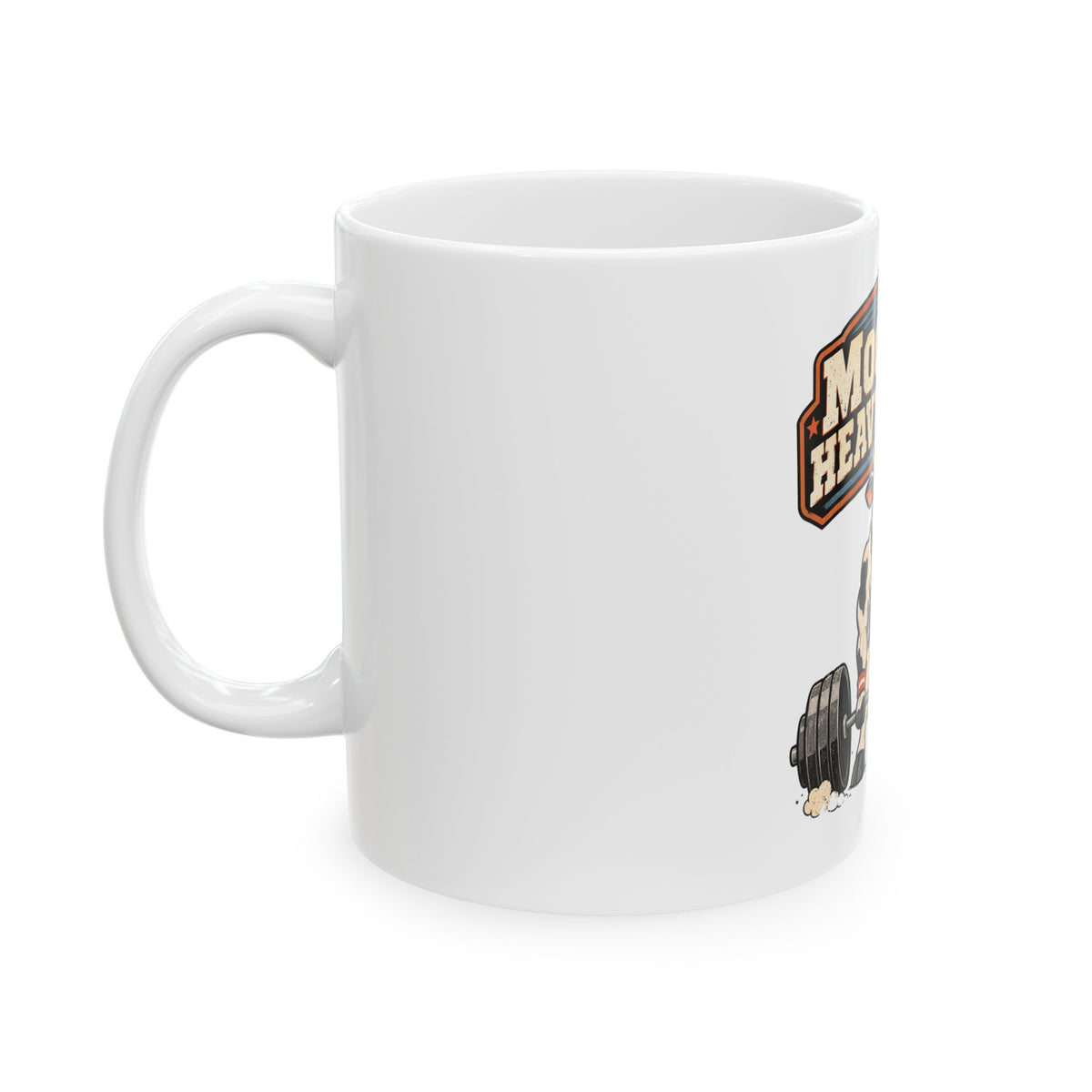 Mooving Heavy Things Mug, Funny Gym Lover Gift for Him Her, Workout Christmas Gift, Coffee Mug 11oz 15oz