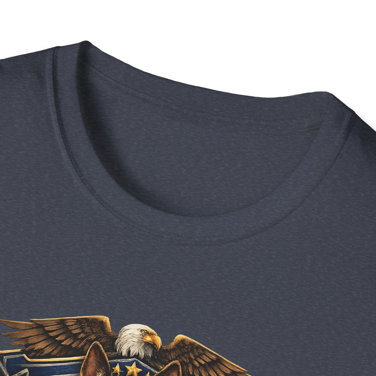 German Shepherd Mom T-Shirt — Bold Military Emblem Dog Lover Tee