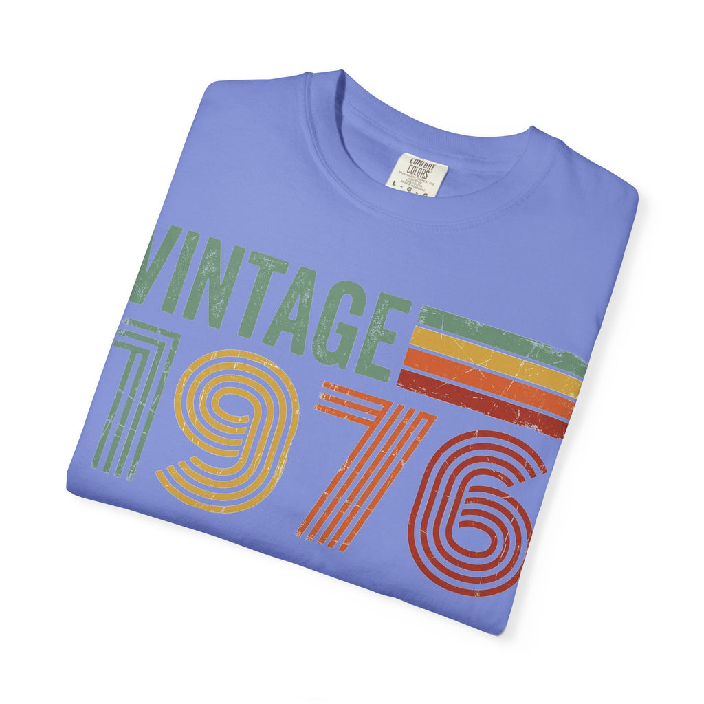 Vintage 1976 Shirt, Retro Stripe 50th Birthday Tee, Born In 1976 Shirt, Birthday Gift