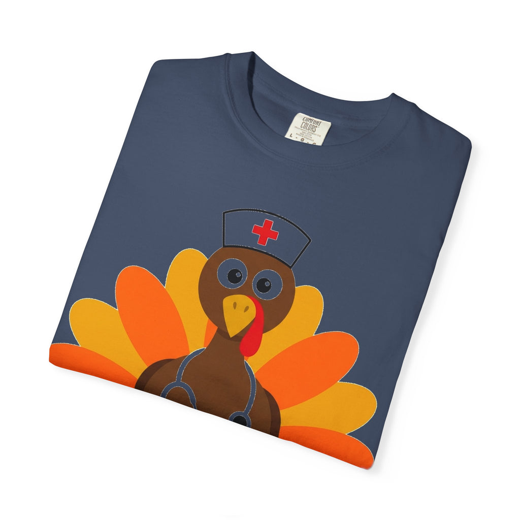 Nurse Turkey Shirt, Funny Thanksgiving Nurse Tee, Stethoscope Turkey Shirt, RN Holiday Gift