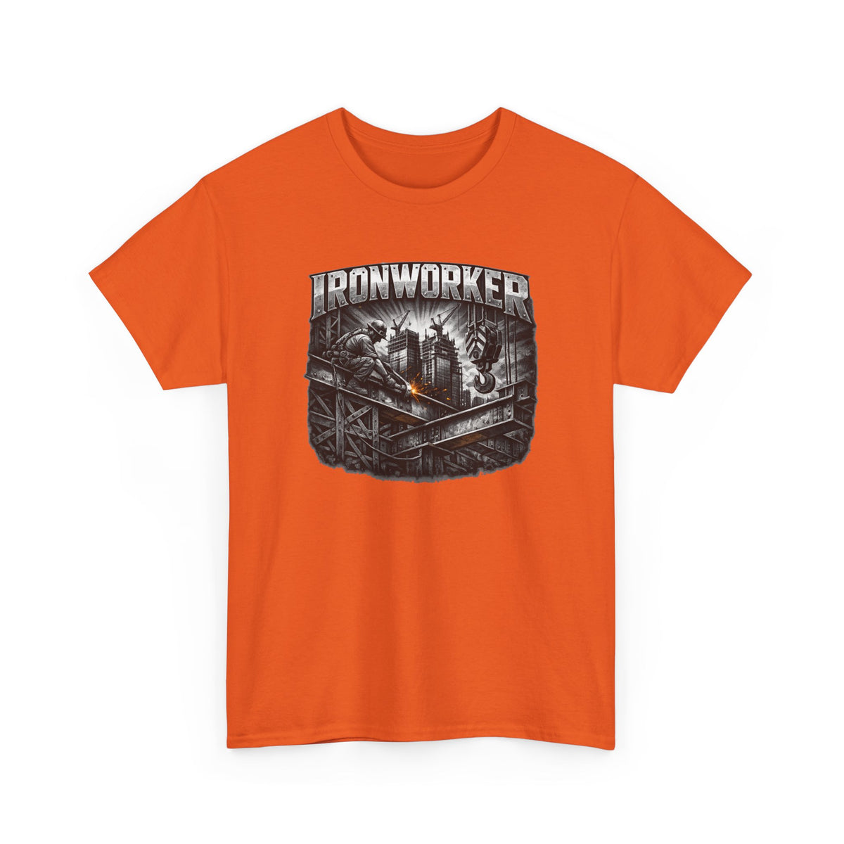 Ironworker Shirt, Steel Worker Graphic Tee, Construction Crew Gift