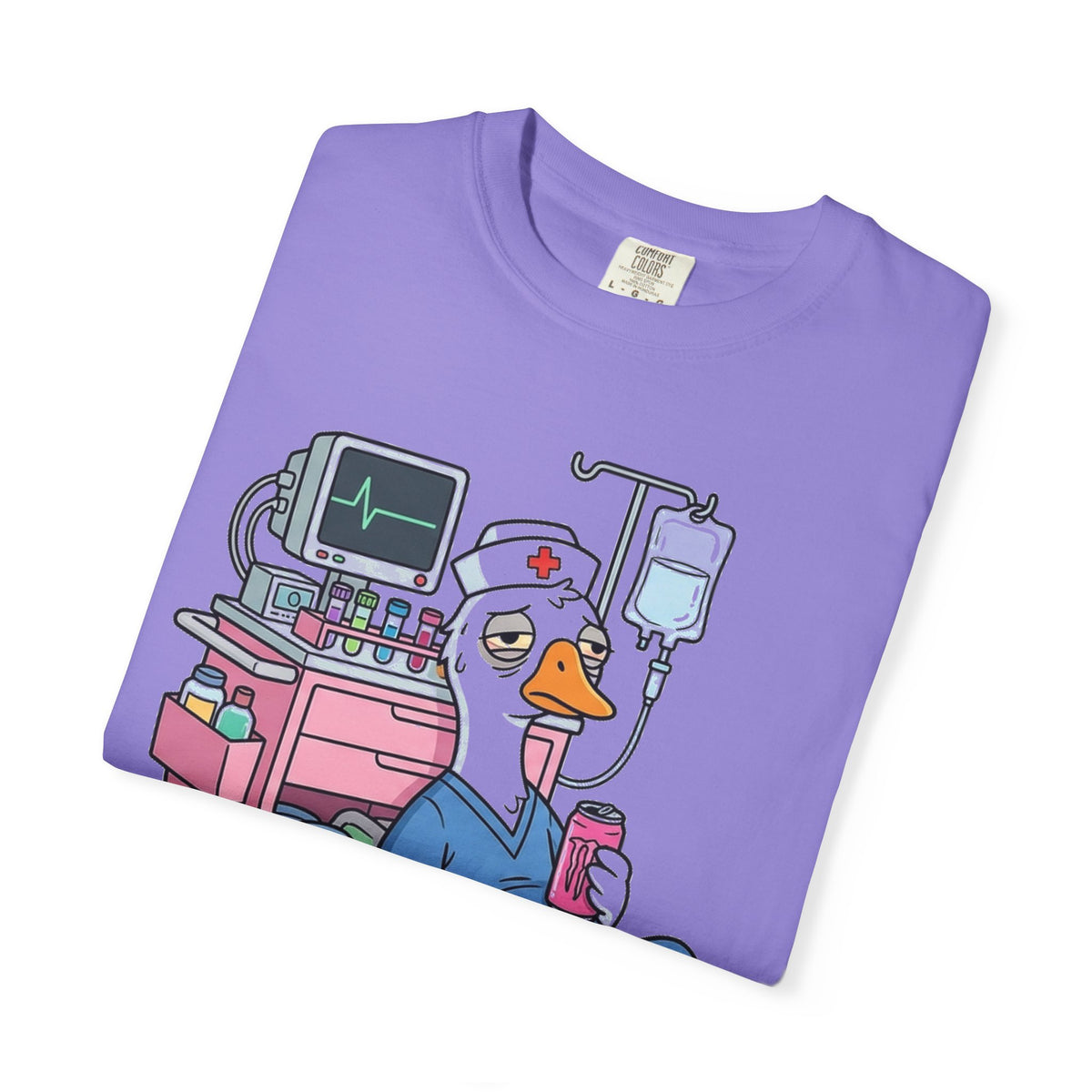 I'm About To Crash Out Shirt, Funny Night Shift Goose Nurse Tee, Burnt Out RN Shirt, Nurse Gift