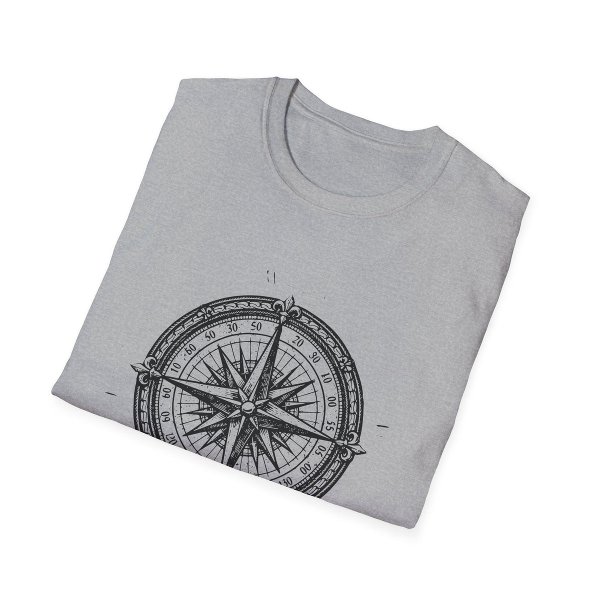 Compass Rose Shirt, Vintage Nautical Graphic Tee, Traveller Gift