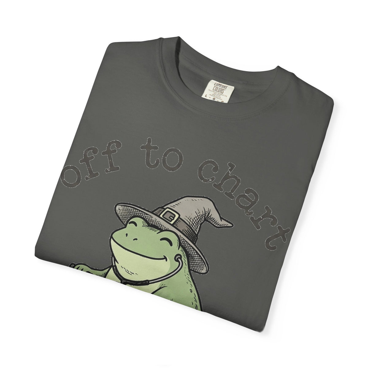 Off To Chart Shirt, Funny Witch Frog Nurse Tee, Charting Nurse Scooter Shirt, RN Gift