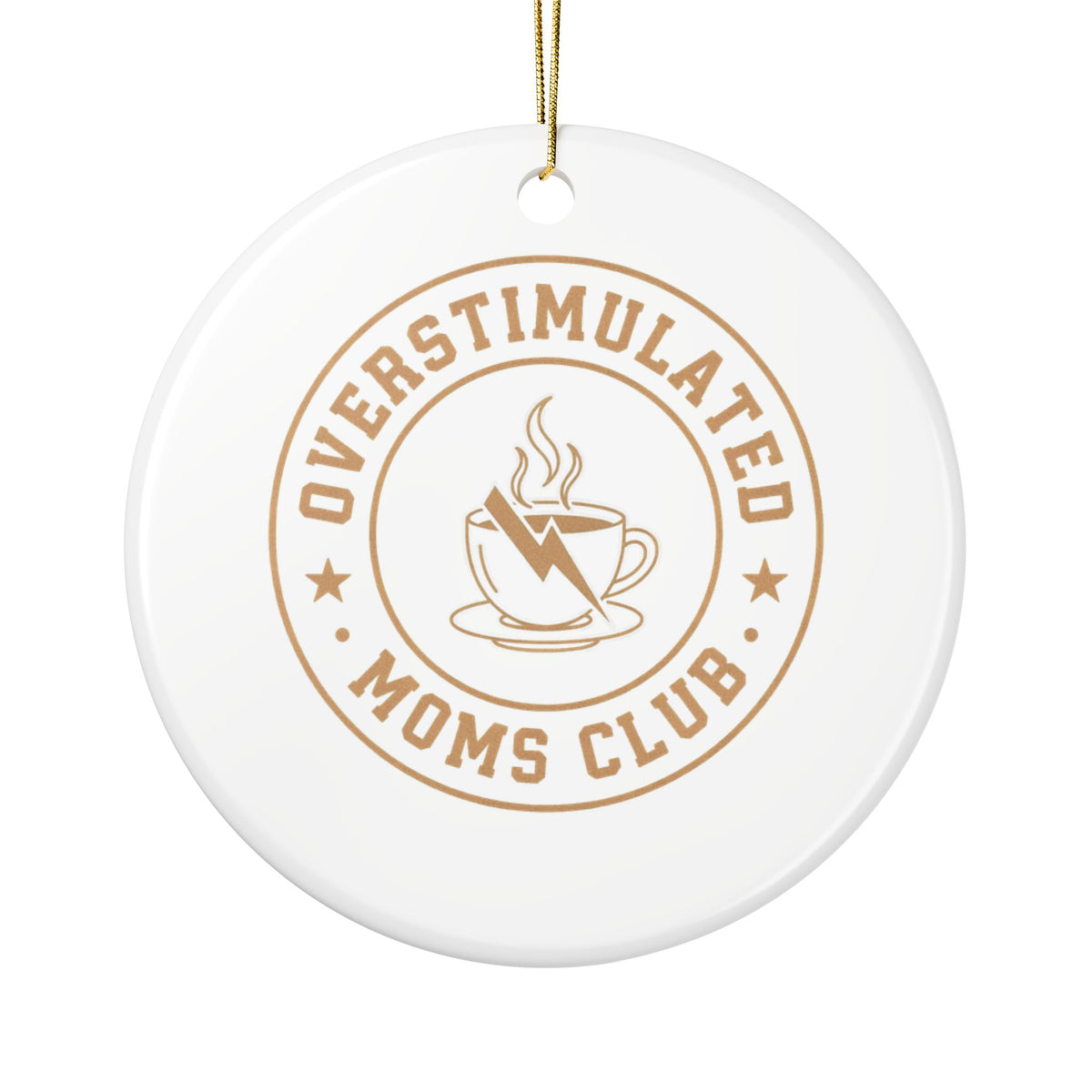 Overstimulated Moms Club Ornament, Funny Mom Gift from Daughter Son, Christmas Gift for Mom, Christmas Ornament 2026