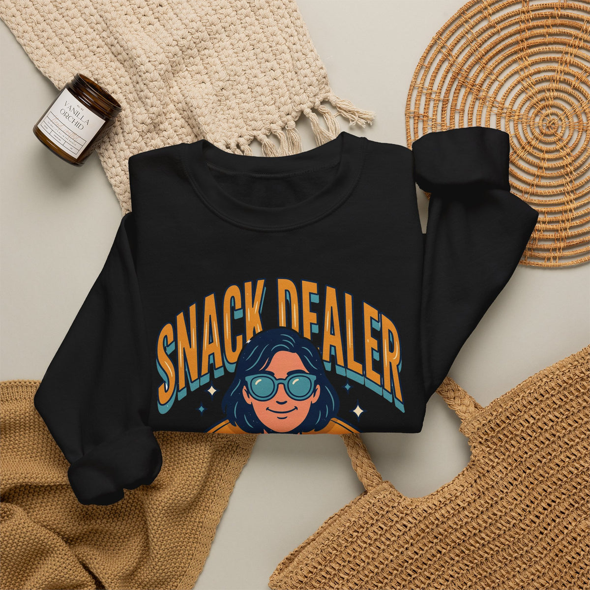 Funny Mom Sweatshirt Snack Dealer | Funny Mom Sweatshirt | Sarcastic Quote Sweatshirt | Gift