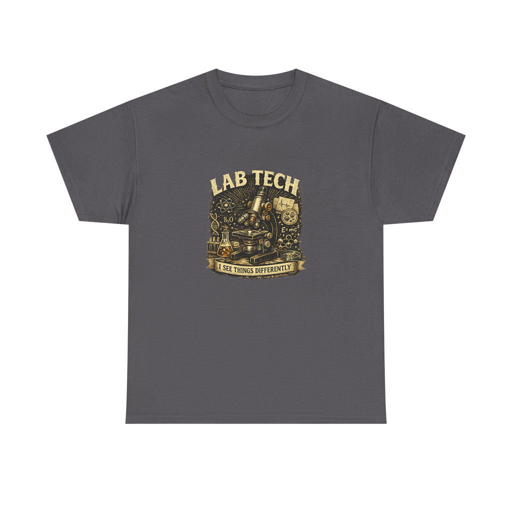 Lab Tech T-Shirt — "I Make Things Different" Vintage Science Tee
