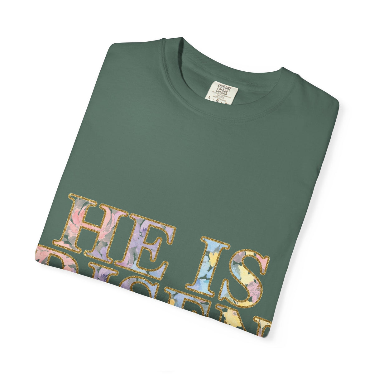 He Is Risen Shirt, Matthew 28:6 Easter Tee, Watercolor Christian Easter Shirt, Faith Gift