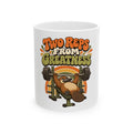 Two Reps From Greatness Mug, Funny Gym Lover Gift for Him Her, Workout Christmas Gift, Coffee Mug 11oz 15oz