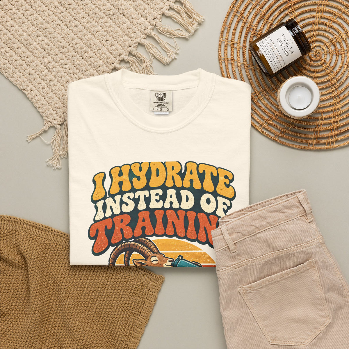 Funny Gym Shirt I Hydrate Instead Of Training Workout Humor Shirt Comfort Colors Fitness Gift Shirt