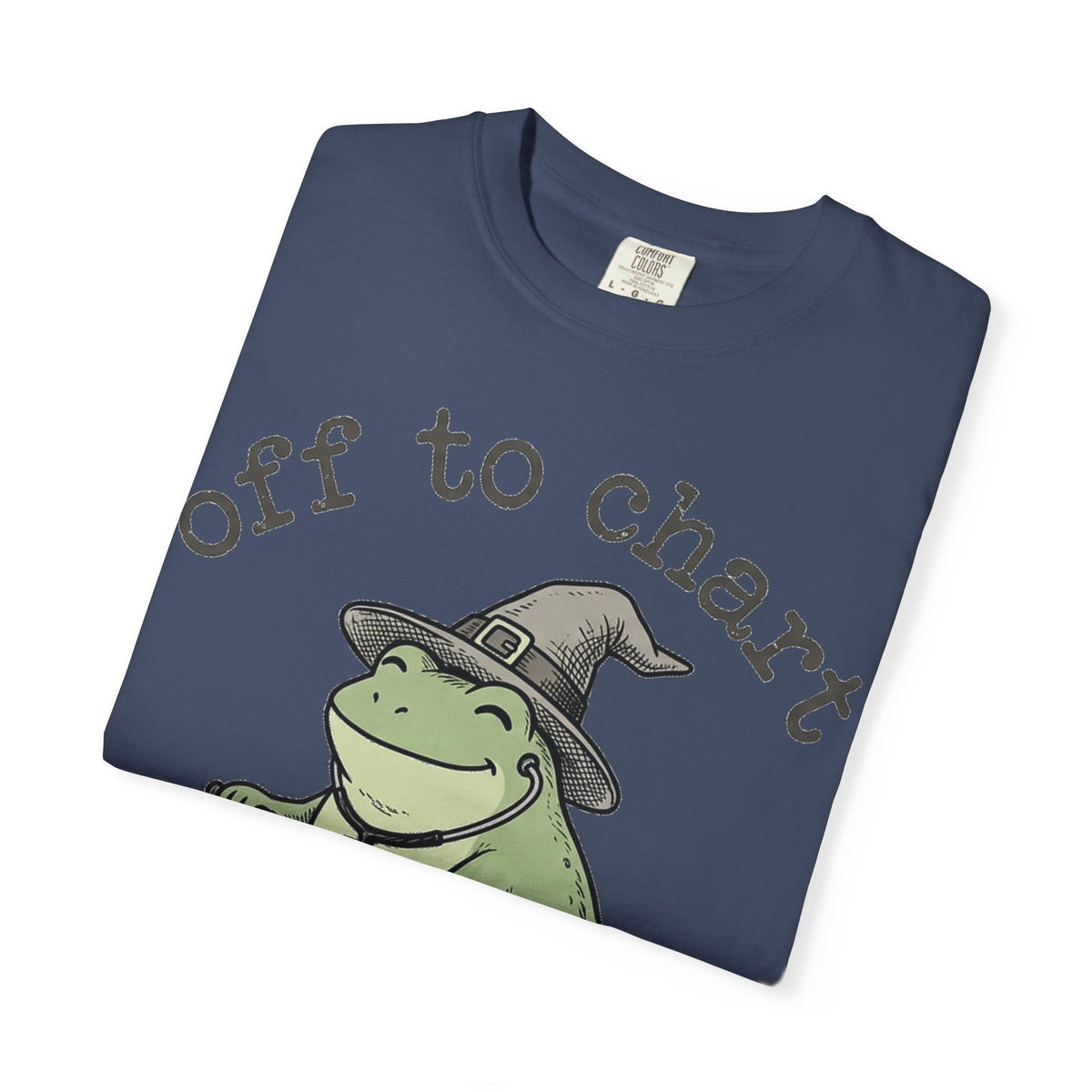 Off To Chart Shirt, Funny Witch Frog Nurse Tee, Charting Nurse Scooter Shirt, RN Gift
