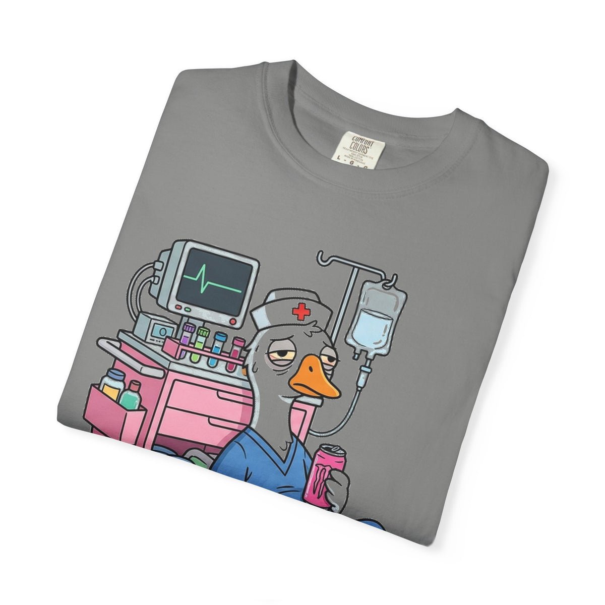 I'm About To Crash Out Shirt, Funny Night Shift Goose Nurse Tee, Burnt Out RN Shirt, Nurse Gift