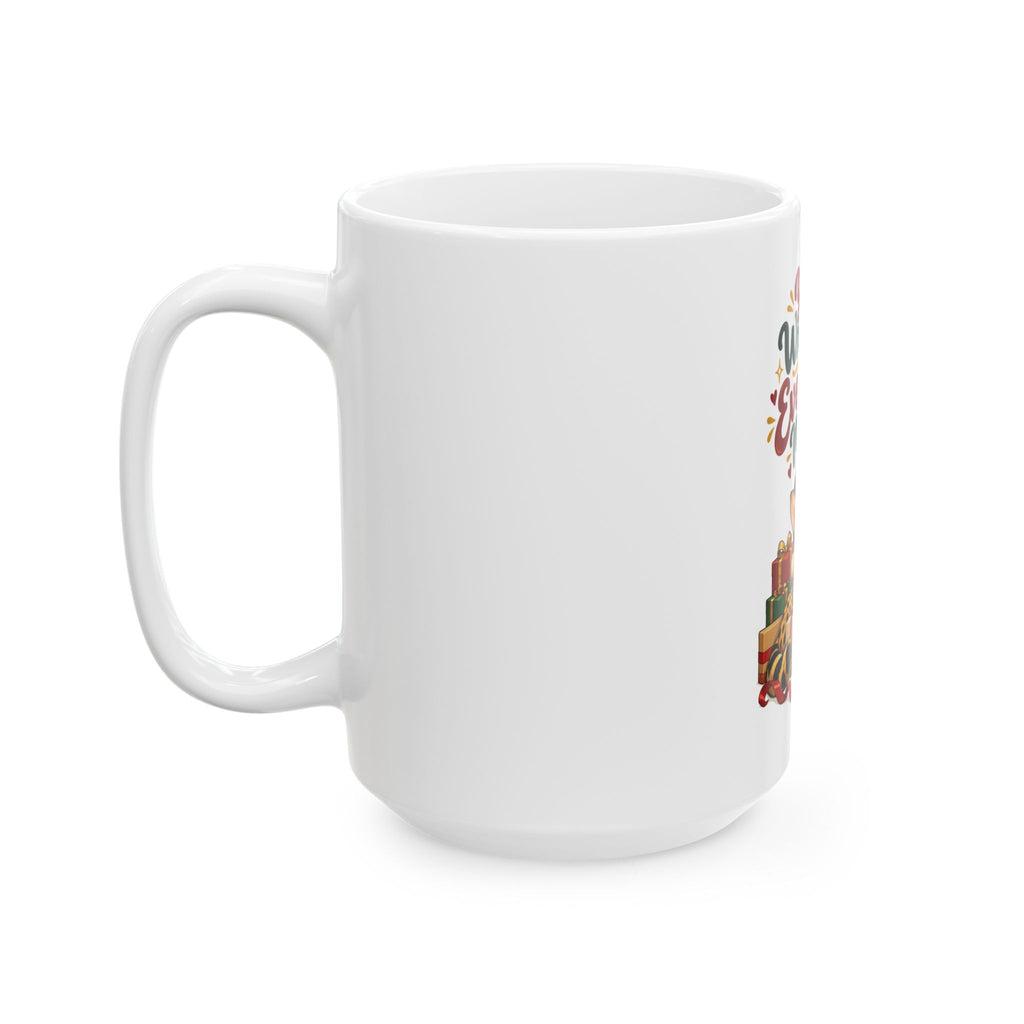 Yes I Wrapped Everything Myself Mug, Funny Mom Christmas Gift, Secret Santa Stocking Stuffer, 11oz 15oz Coffee Mug