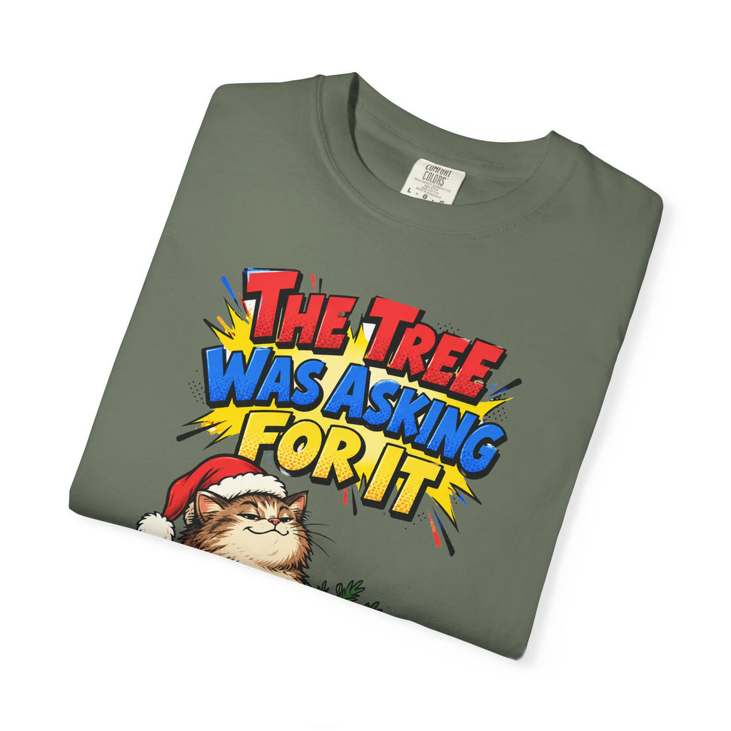 Funny Cat Gift The Tree Was Asking For It Ornament Mug Shirt Christmas Gift for Cat Mom Cat Dad Cat Lover