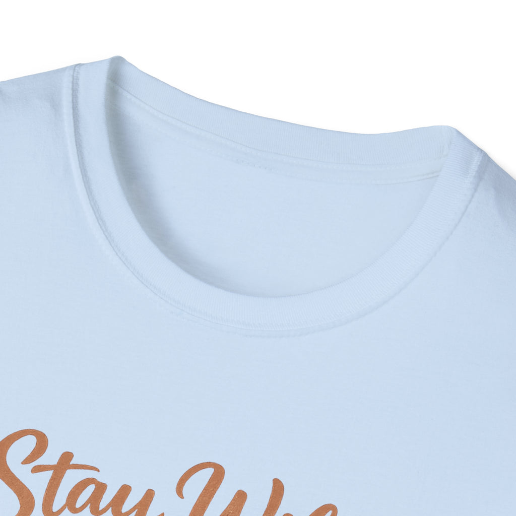 Stay Wild Bloom Bright T-Shirt — Floral Sunset Graphic Tee