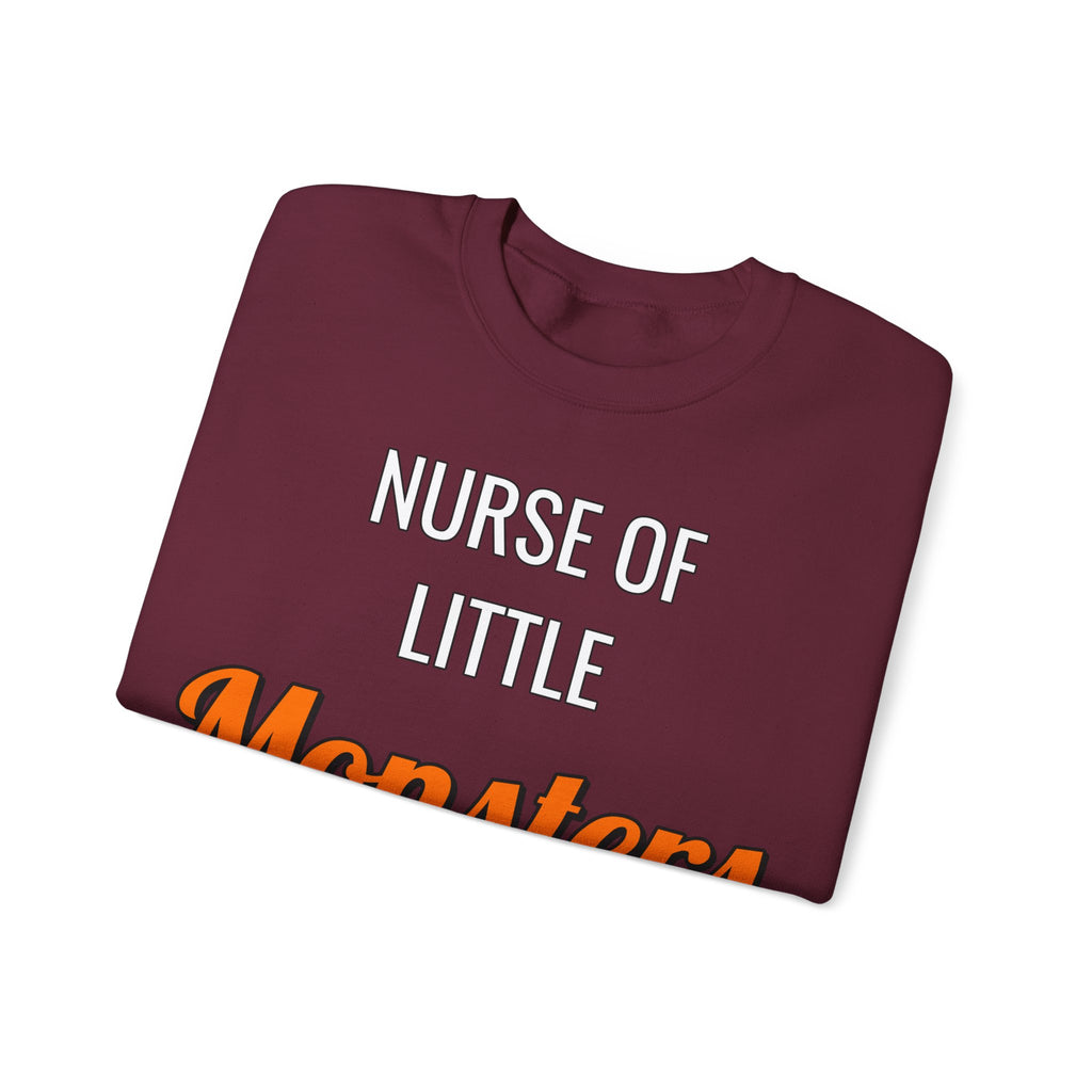 Nurse Of Little Monsters Sweatshirt | Nurse Halloween Sweatshirt | Spooky Nurse Sweatshirt | Healthcare Worker Gift | Halloween 2026