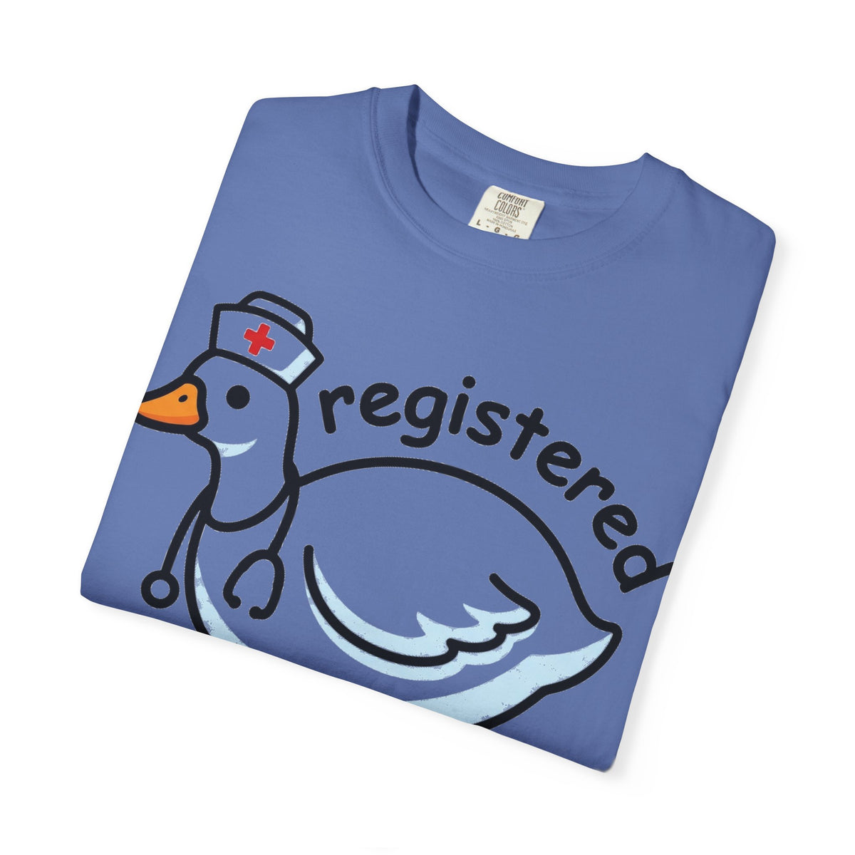 Registered Silly Goose Wide Shirt, Long Neck Nurse Goose Tee, Funny Nurse Shirt, RN Gift