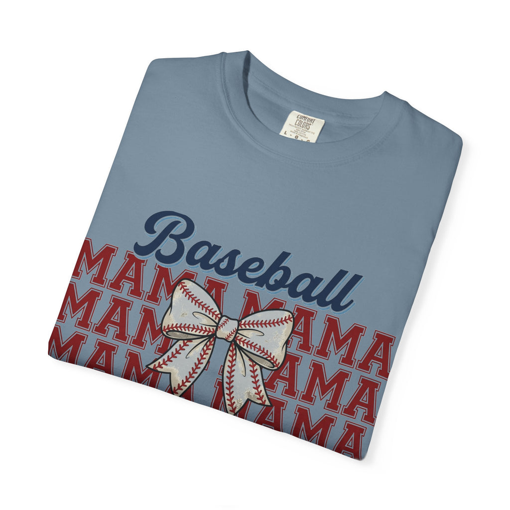 Baseball Mama Three Row Shirt, Varsity Repeat Mama Tee, Baseball Bow Mom Shirt, Little League Gift