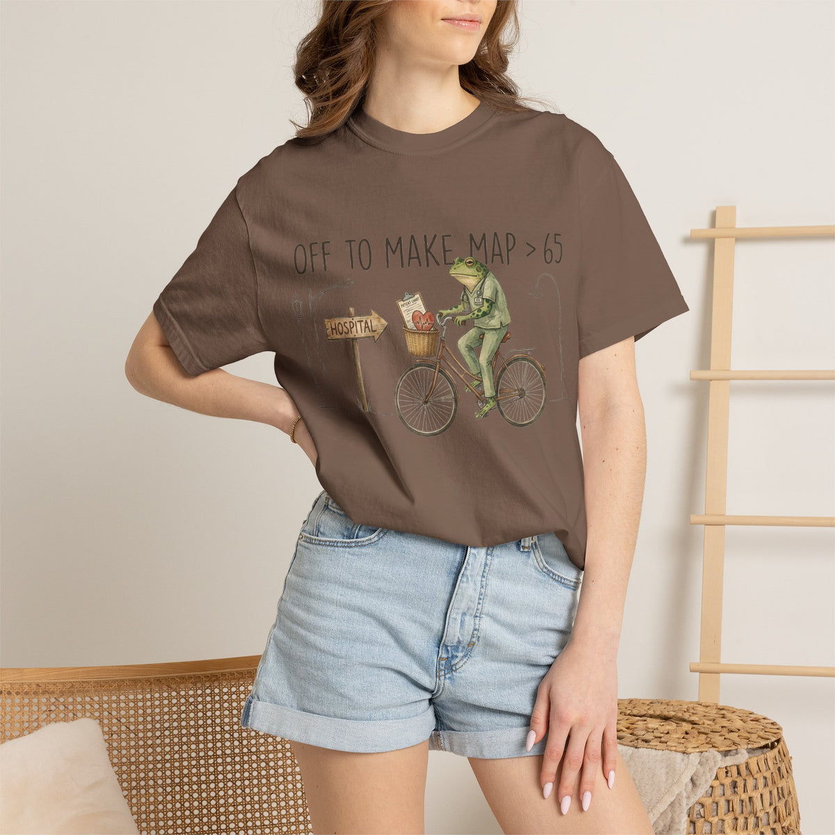 Off To Make MAP Over 65 Shirt, Funny ICU Nurse Frog Tee, Critical Care Nurse Shirt, RN Gift