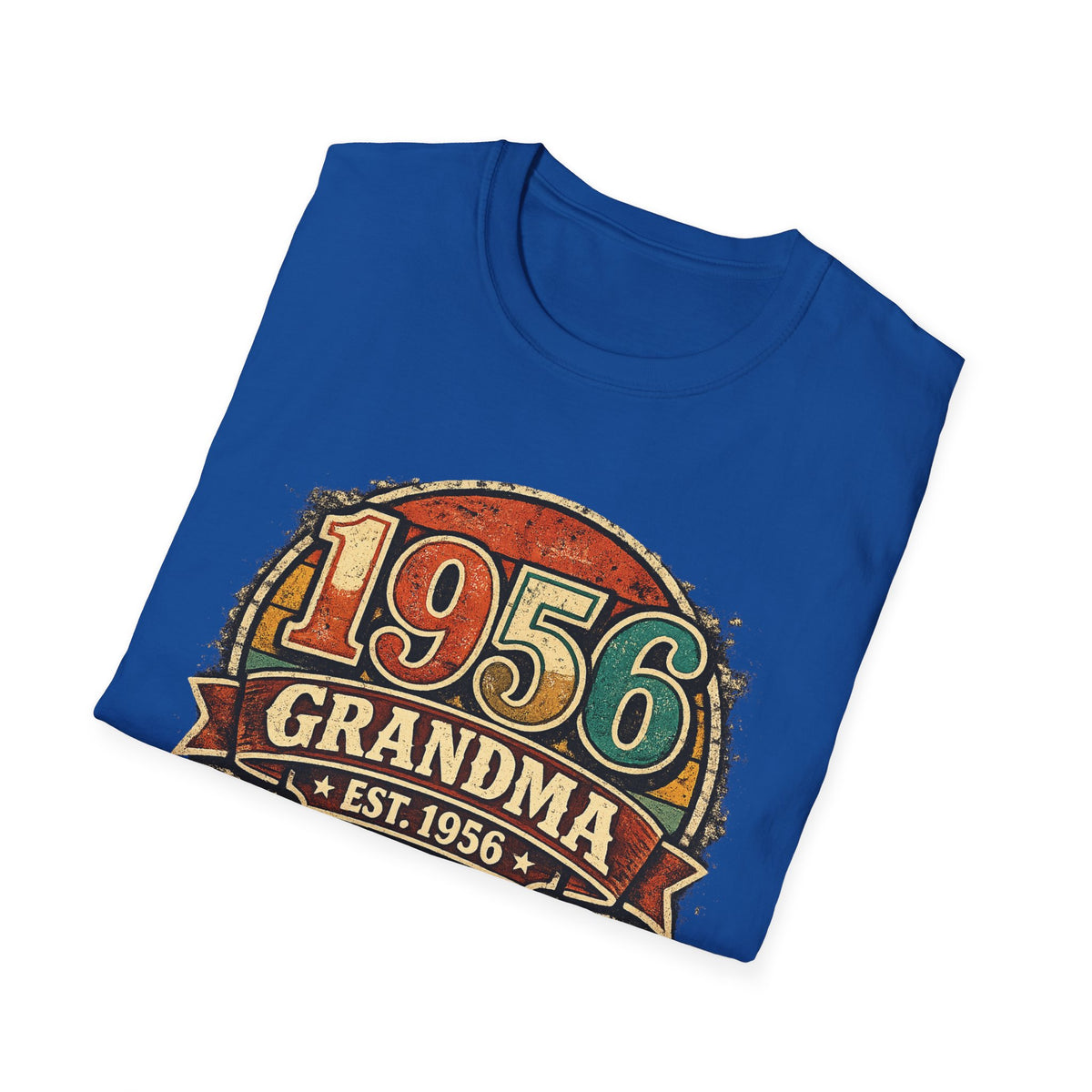 1956 Grandma T-Shirt – Vintage Established 1956 Birthday Gift