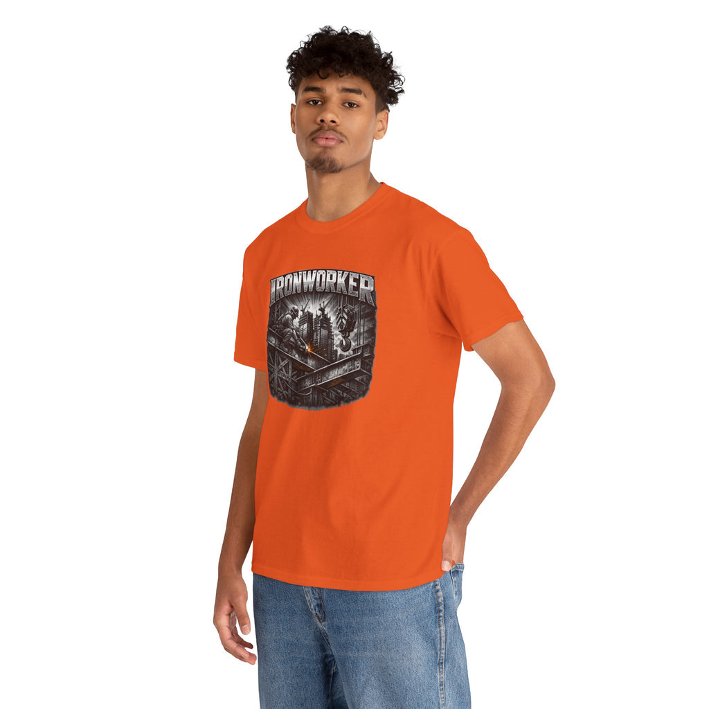 Ironworker Shirt, Steel Worker Graphic Tee, Construction Crew Gift