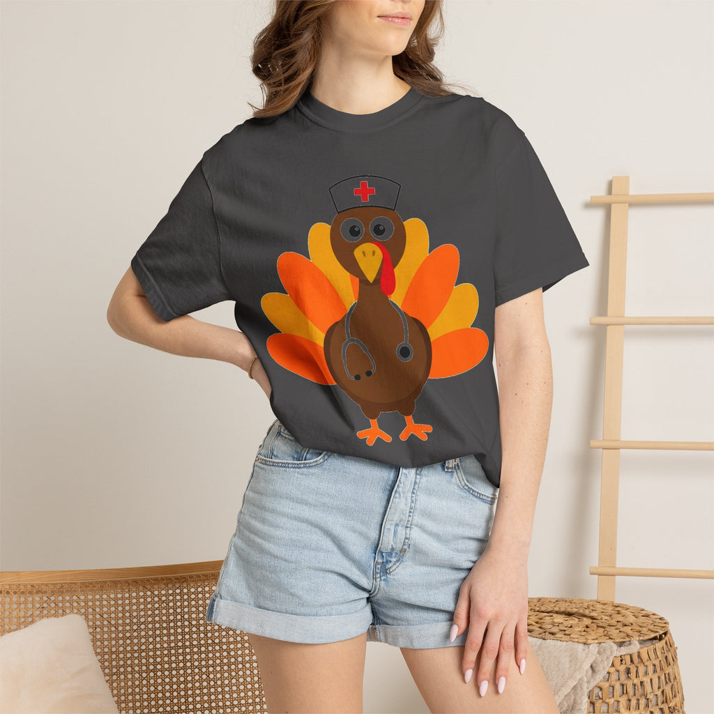 Nurse Turkey Shirt, Funny Thanksgiving Nurse Tee, Stethoscope Turkey Shirt, RN Holiday Gift