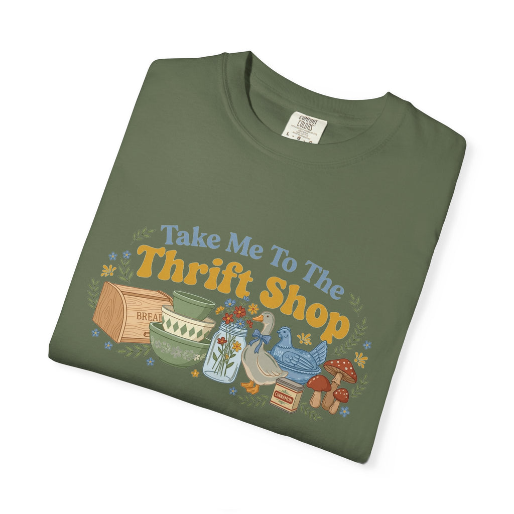 Take Me To The Thrift Shop Wide Shirt, Retro Thrift Finds Tee, Vintage Pyrex Shirt, Thrifter Gift