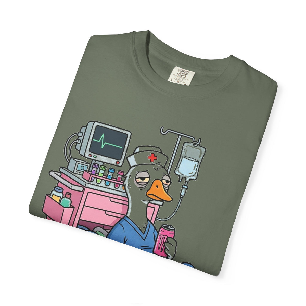 I'm About To Crash Out Shirt, Funny Night Shift Goose Nurse Tee, Burnt Out RN Shirt, Nurse Gift