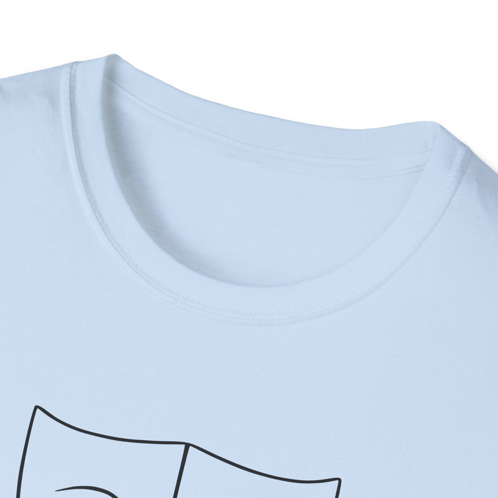 Theatre Mask Shirt, Drama Comedy Graphic Tee, Actor Gift