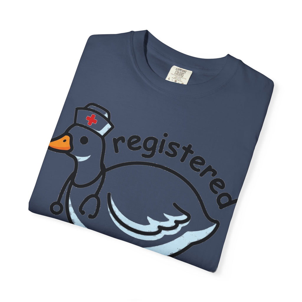 Registered Silly Goose Wide Shirt, Long Neck Nurse Goose Tee, Funny Nurse Shirt, RN Gift