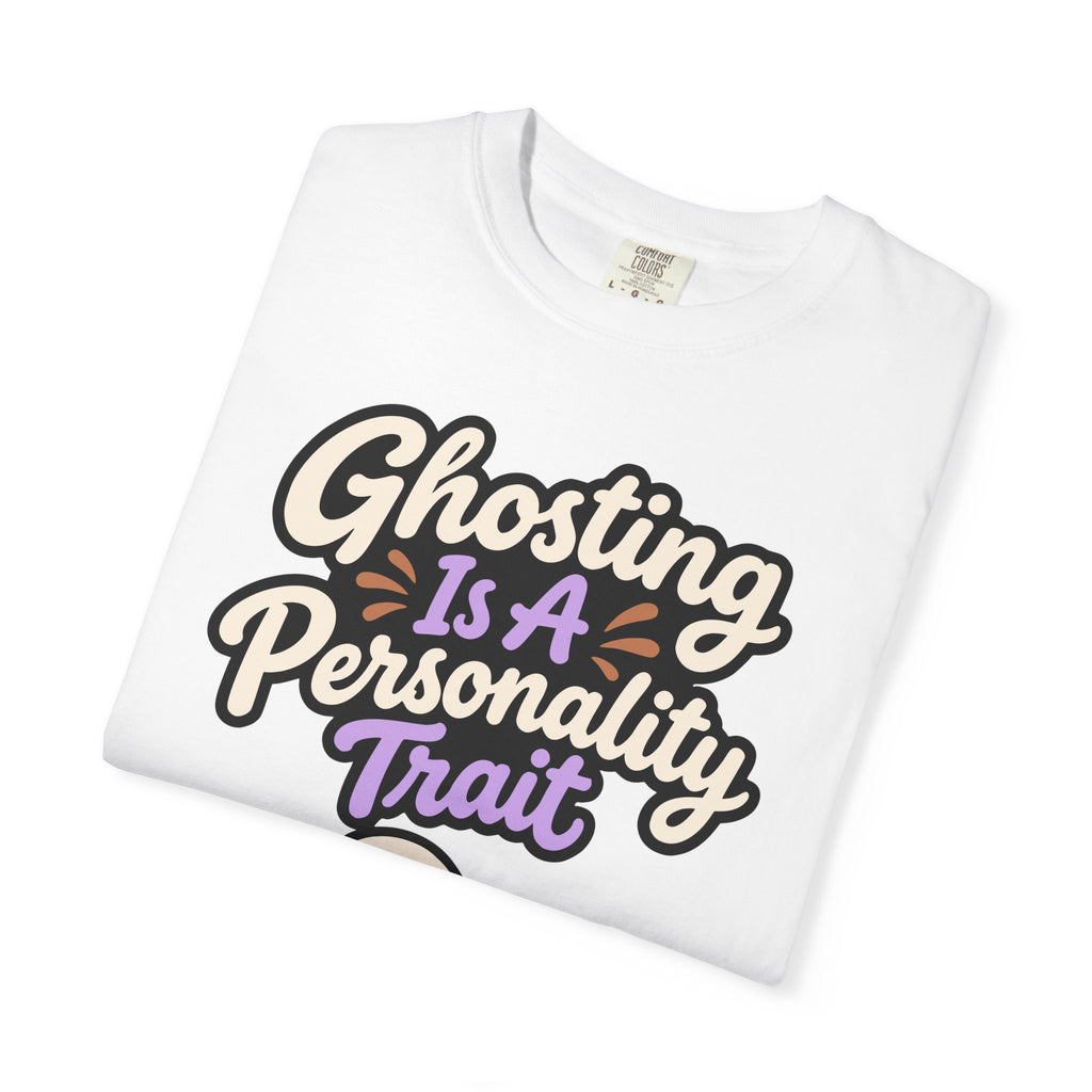 Ghosting Is A Personality Trait Halloween Shirt, Funny Ghost Tee, Retro Humor