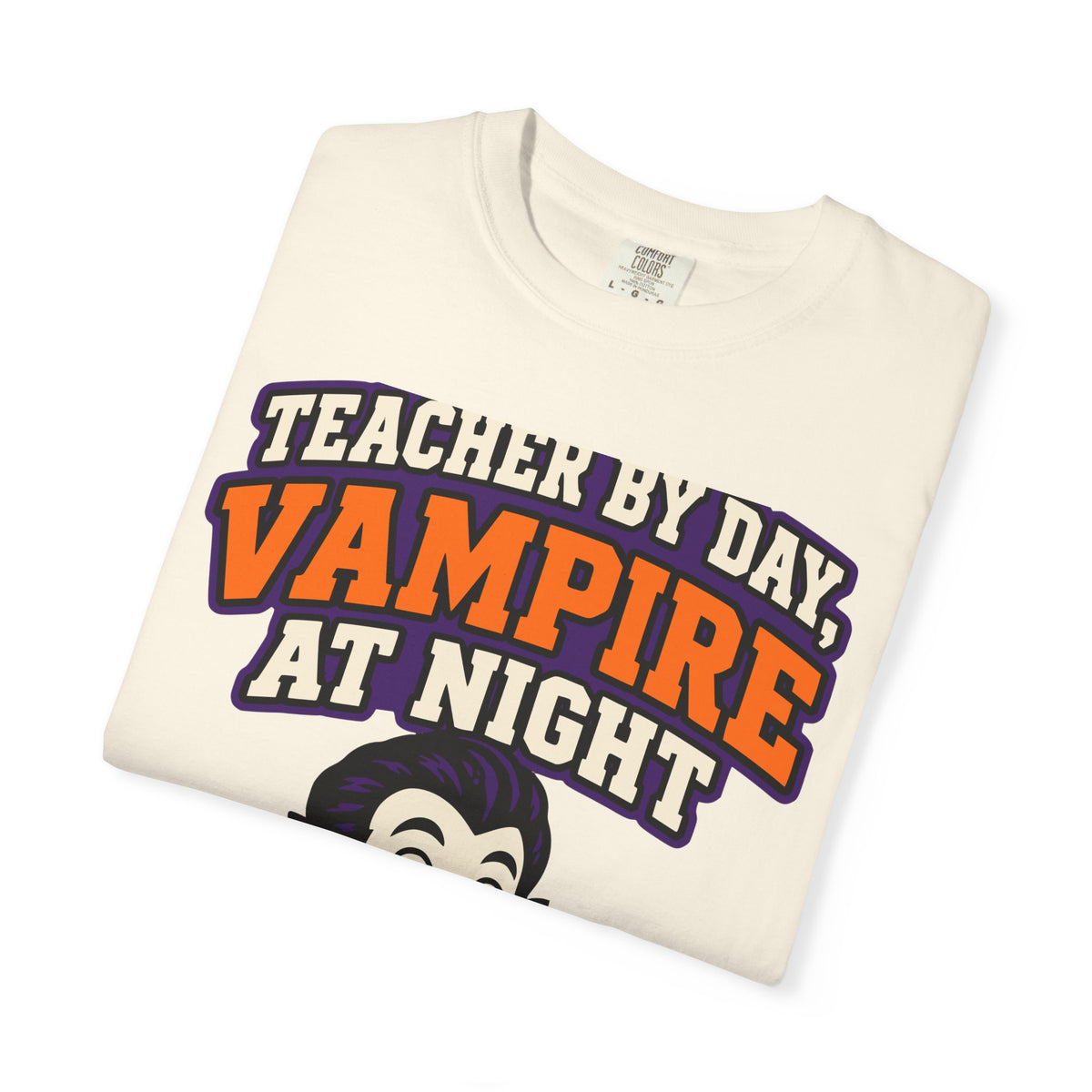 Teacher By Day, Vampire At Night Halloween Shirt, Funny Teacher Vampire Tee