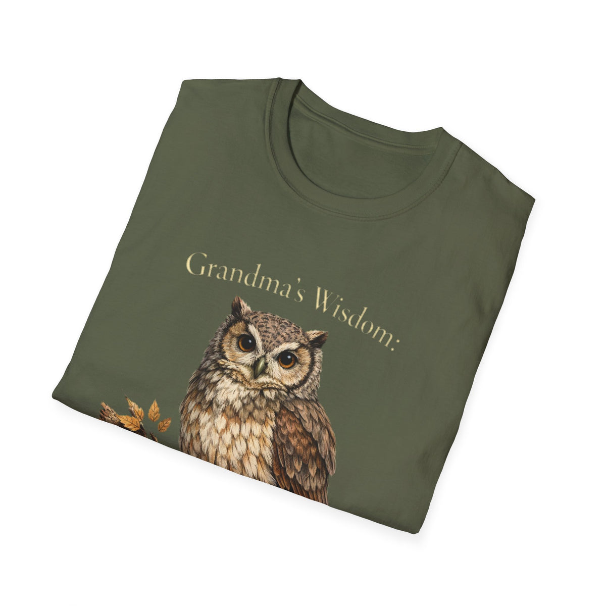 Grandma's Wisdom Priceless Shirt, Wise Owl Grandmother Tee, Nana Gift