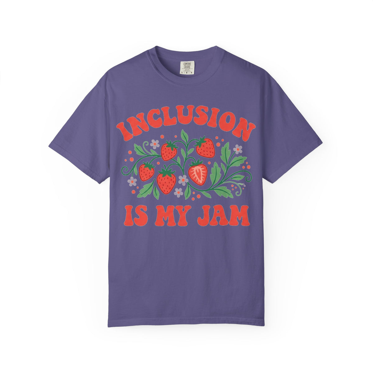 Inclusion Is My Jam Strawberry Shirt, SPED Teacher Retro Tee, Special Education Shirt, Inclusion Gift