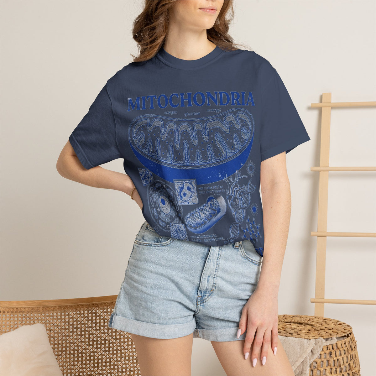 Mitochondria Powering Life Since Forever Shirt, Funny Biology Teacher Tee, Science Nerd Shirt, Student Gift