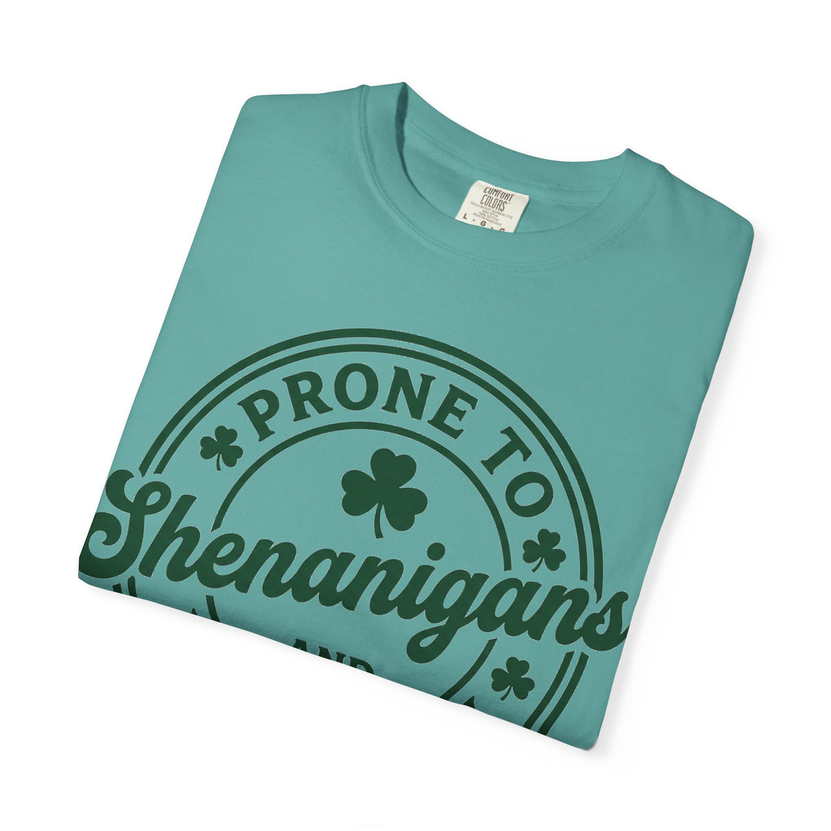 Prone To Shenanigans And Malarkey Bold Shirt, Irish Stamp Badge Tee, Funny St Patricks Shirt, Irish Gift