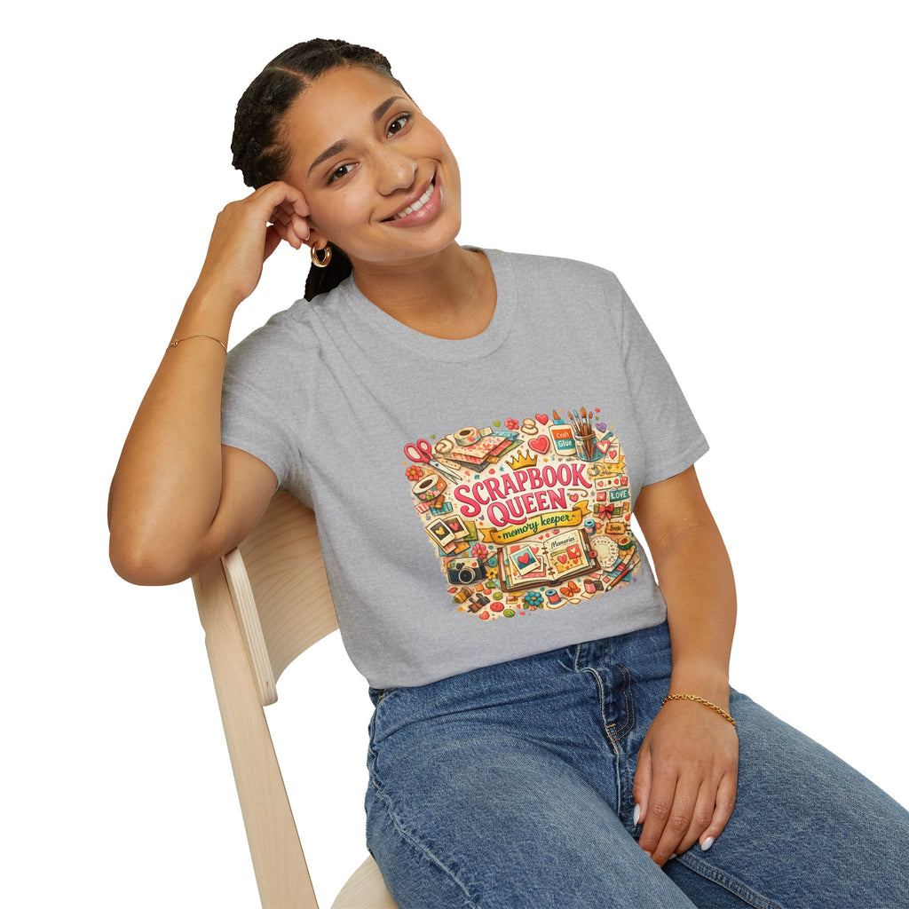 Scrapbook Queen T-Shirt — Crafting Lover Graphic Tee